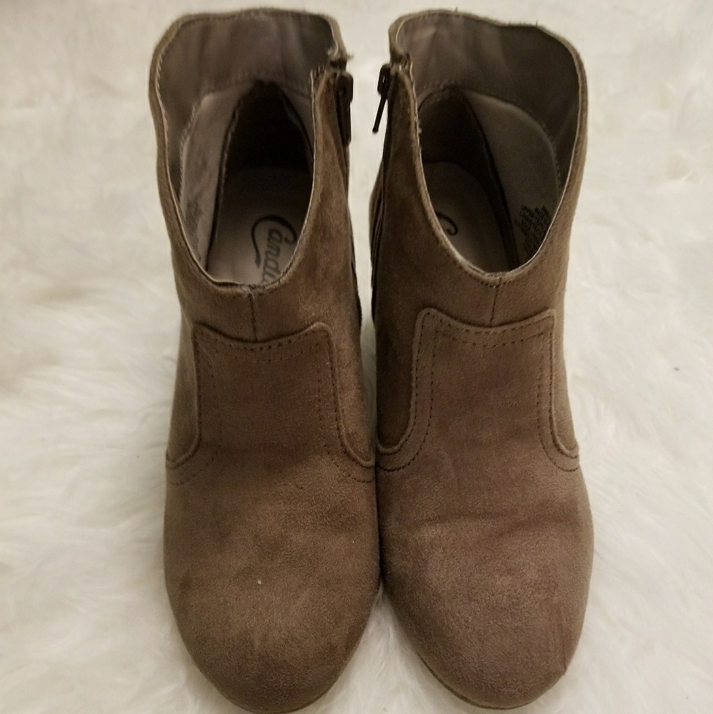 Candies Tan Booties
